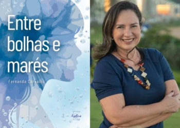 Novo livro da escritora e jornalista Fernanda Carvalho reúne crônicas sobre sufocamentos, símbolo das marés internas que atravessam as mulheres