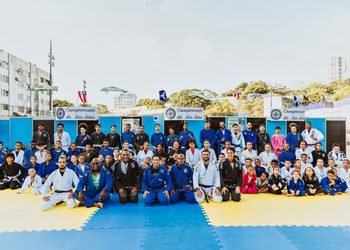 Federação recebe campeonato gratuito de Jiu-Jitsu com participação de jovens da região