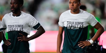Vini Jr., Mbappé e Konaté escondem mensagem de apoio a Ceuta antes de jogo do Real Madrid